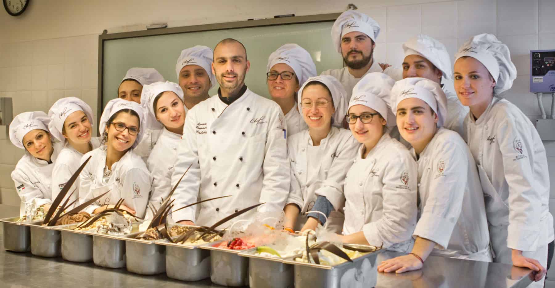 FOTO CORSO PASTICCERE 18 DEL 23-02-2015 MATTINA CON CARLETTI - GELATERIA