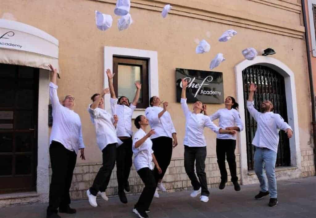 Studenti Chef Academy al completamento del percorso